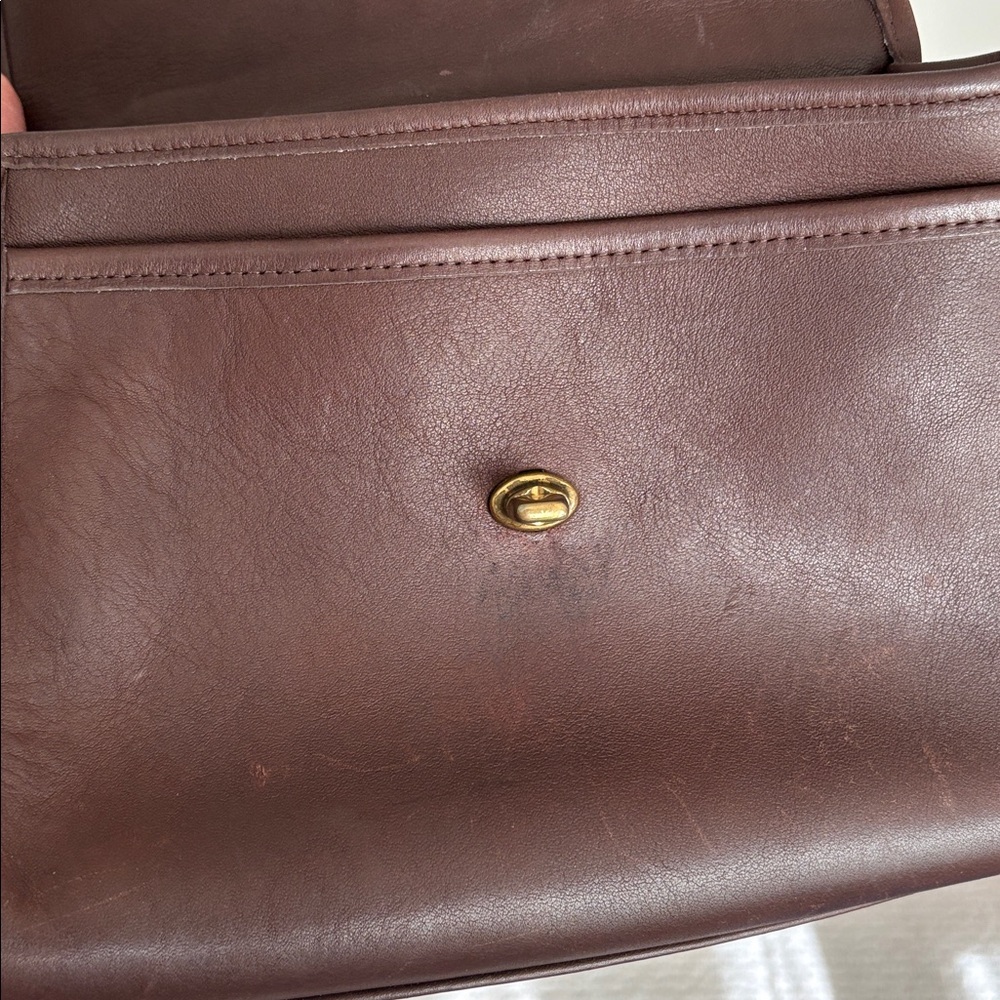 Vintage Coach Court Brown Satchel Bag 9870 - Picture 12 of 15